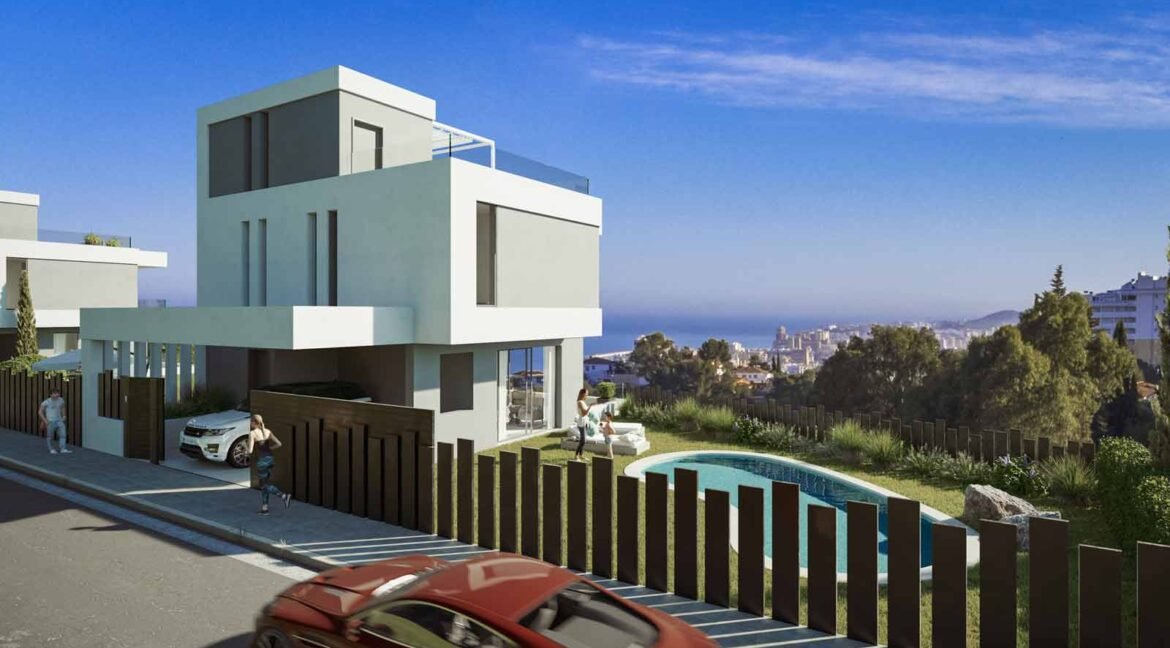 exterior-facade-villas-sale-fuengirola-blanca-hills