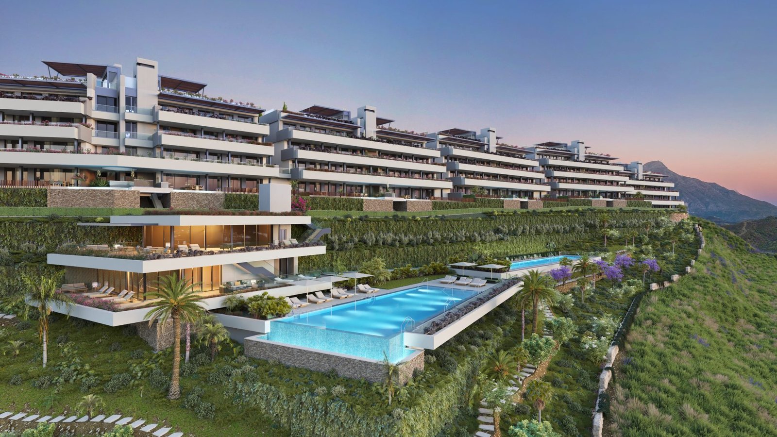 3 & 4 bed exclusive properties with panoramic sea views in Benahavis