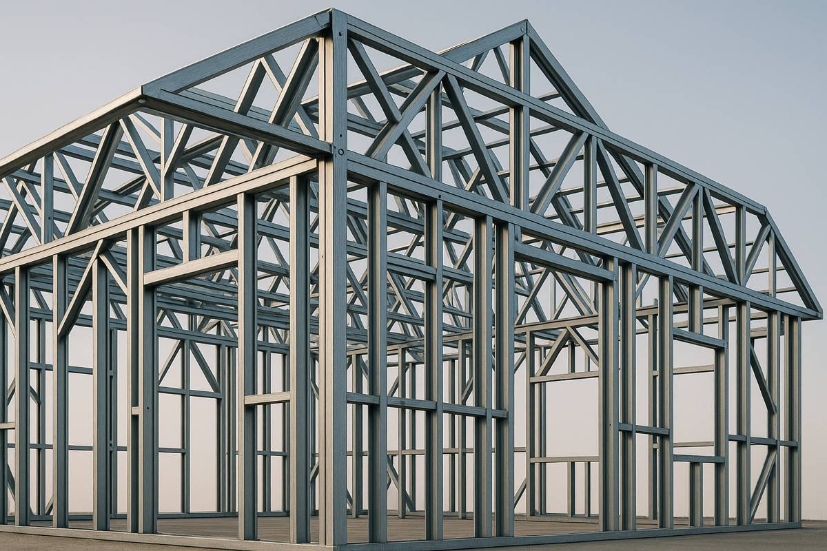 steel frames building