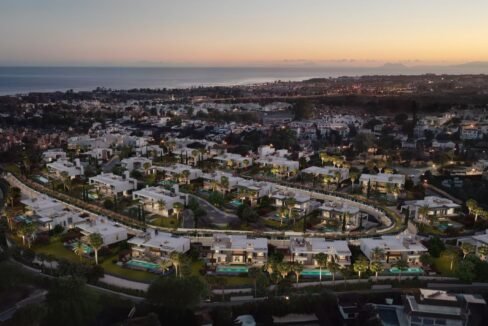 avenue-marbella-villa-facilities-aerial-view-sunset