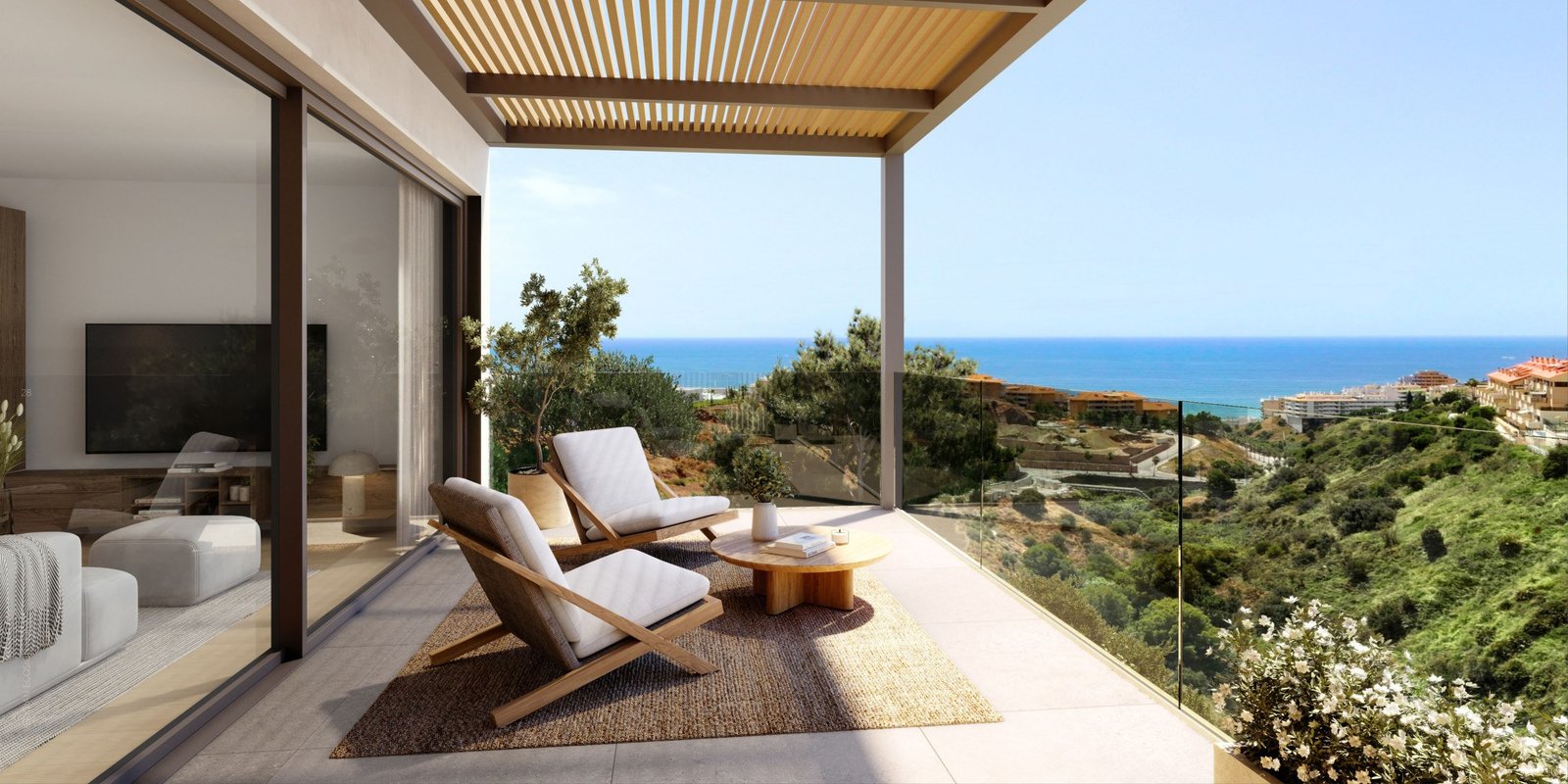 Living space of a home at Veridian, El Higuerón