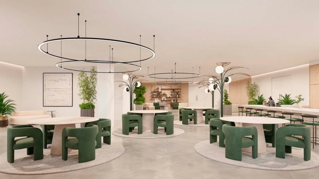 Residents lounge at Lomas Unique, Fuengirola