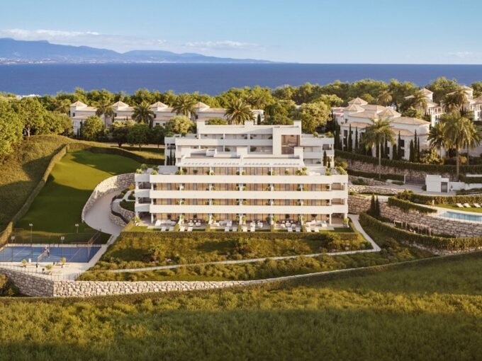 Residential blocks with views over the sea at Altos de Manilva, Manilva